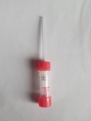 Medical polymeric laboratory disposable articles for blood sampling and examination. Devices for examination of blood samples.