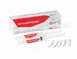 Calcipulpin" calcium hydroxide-based protective lining dental material