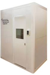 Low-dose digital fluorograph FMtss-"NP-O" according to TU9442-045-00226230-2003 in version with protective cabin