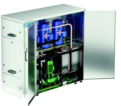 Liquid chillers NCT type NWSA with scroll compressors and water-cooled condenser