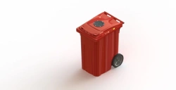Mobile bin 360l Art.28.C82.V/1 (20.806.40.PE; 21.055.40.PE.V/1)