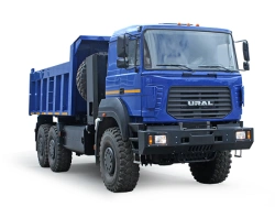 Dump truck Ural 63701-3921 (Equipment options: ZF 16S2220, 16S1820 gearbox; clutch: YUCHAI)