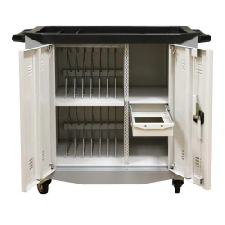 Offisbox mobile safe for storing and charging laptops