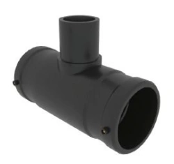 Electric-welded polyethylene reducing tee