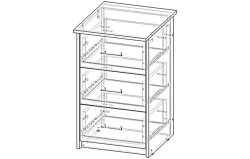 Side table (bureaucrat series)