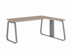 Small right workstation (rounded corners), Art. No. JNO113DX