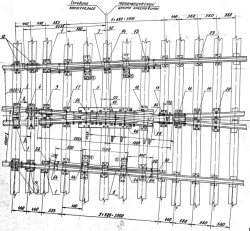 Cross bracket of type P50 grade 1/9 (project 1623.03.000)