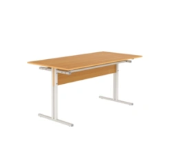 Six-seater dining table with bracket for stools KDG-62