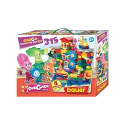 Children's developmental toy Bauer series "Fixiki" 315 elements 4 figures in a set Nolik, Simka, Papus, Masya in kor