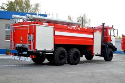 Fire tanker truck ??-12,0-?, type 58810, modification 58810E, on chassis Ural-63701-1951