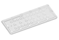 Lens for LED luminaires AMT-GN-236x70-5050-90
