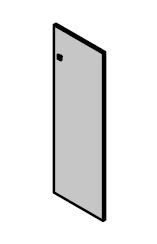 Medium LDPE door. Set of furniture "Rio Base"