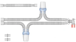 Respiratory devices for joint use with anaesthetic and resuscitation equipment, version: p