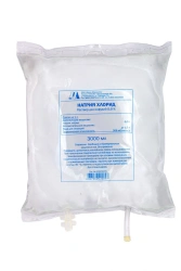 Sodium chloride, 0.9%, 3000 ml.