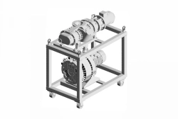 AVD-150/16 dual-rotor vacuum unit