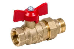 Ball valve with American connection Dist, series "Expert" DN15 1/2" BP-HP, 141B