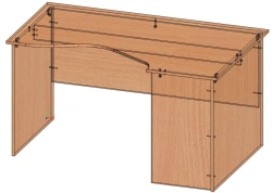 Curvilinear table SCR