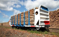 Flat wagon for timber, model 13-6852-02