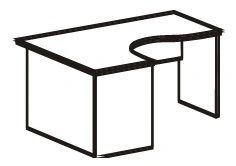 Administrator's desk "Style B" series