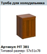 "Master" Refrigerator cabinet Article no. MT 381