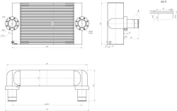 Charge air cooler 5340. 1317. 100-2