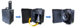 Mobile radio broadcasting and warning system MSO-200-1