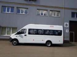 Class A bus IATs-1767A6 on the basis of chassis (Gazelle NN) of modification A69R52 diesel engine