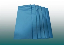 Bottom pillowcases for pillows made of cotton fabrics with polyvinylchloride coating such as medical oilcloth.