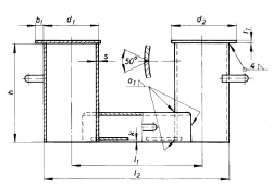 Bollard welded with foundation to NS 2584