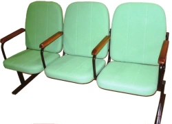 Armchair 3-seater on metal frame
