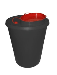 Container for collection, storage, transport and disposal of cutaneous waste MK-01 according to TU 9398-001-44941910-2015, singl