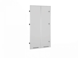 Set of glass doors in aluminium profile medium, Art. No. MP413