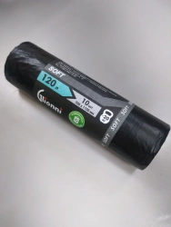 Plastic film bag, trade mark Glionni "Soft" 120l