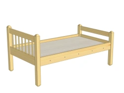 Children's bed made of solid wood 1460*680*600 mm KM-2
