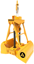 Double-jaw hydraulic single-channel grapple DGMg2-12-C3-1k-3,0-U1