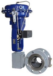 Segmental shut-off valve series KBO-C - DN-50-250