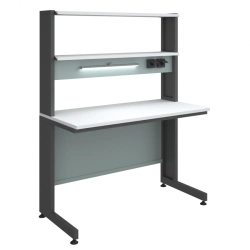 Low laboratory table with extension 1