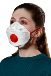 Disposable filtering mask for protection against aerosols "Respirator "Lepestok-200 SB Cl" FFP3 NR D".