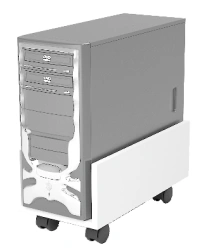 Support for system unit PSB, labelled "MS FURNITURE"