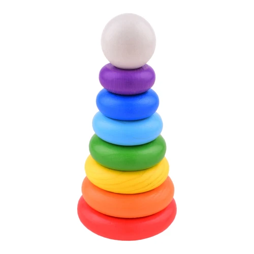 Rainbow Stacking Toy with 8 Pieces, Art. 204