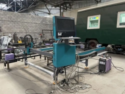 CNC plasma cutting machine of "Plazmacroy" trade mark "PRO" series model 3000Y