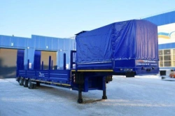 Heavy haulage trailer, UZST brand, type 9276, modifications: 9276-0000040 (metal platform with sliding frame, with EBS, trailer 