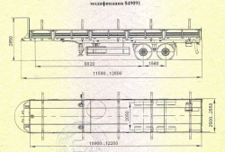 Semitrailer modification 849091
