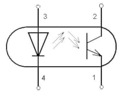Diode optocoupler AOD187A-1