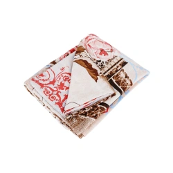 Bed linen set for adults made of polyester-cotton fabrics
