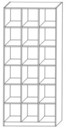 Shelving unit for offices