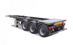 Semi-trailer-container truck TONAR mod. 99883 with axles produced by TONAR mod. 90422, 90431