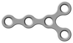Y-plate reconstructive mini (5...8 holes, length 22...43mm)
