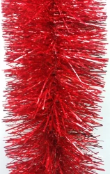 Christmas tree tinsel 18M, red