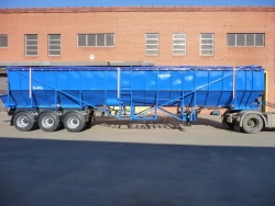 TONAR dump semitrailer of model 95235 with axles of TONAR models: 9591